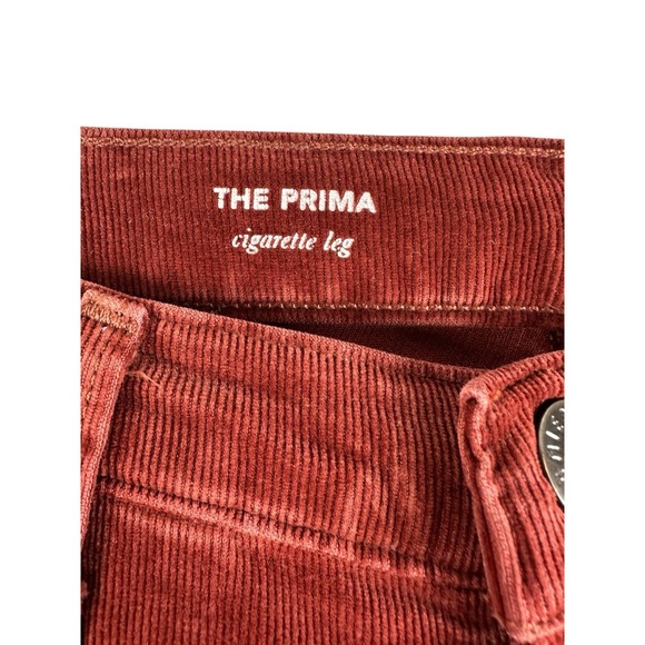 AG Adriano Goldschmied 25R Corduroy CBK Love Story Cigarette Leg Minimalist - Picture 9 of 12